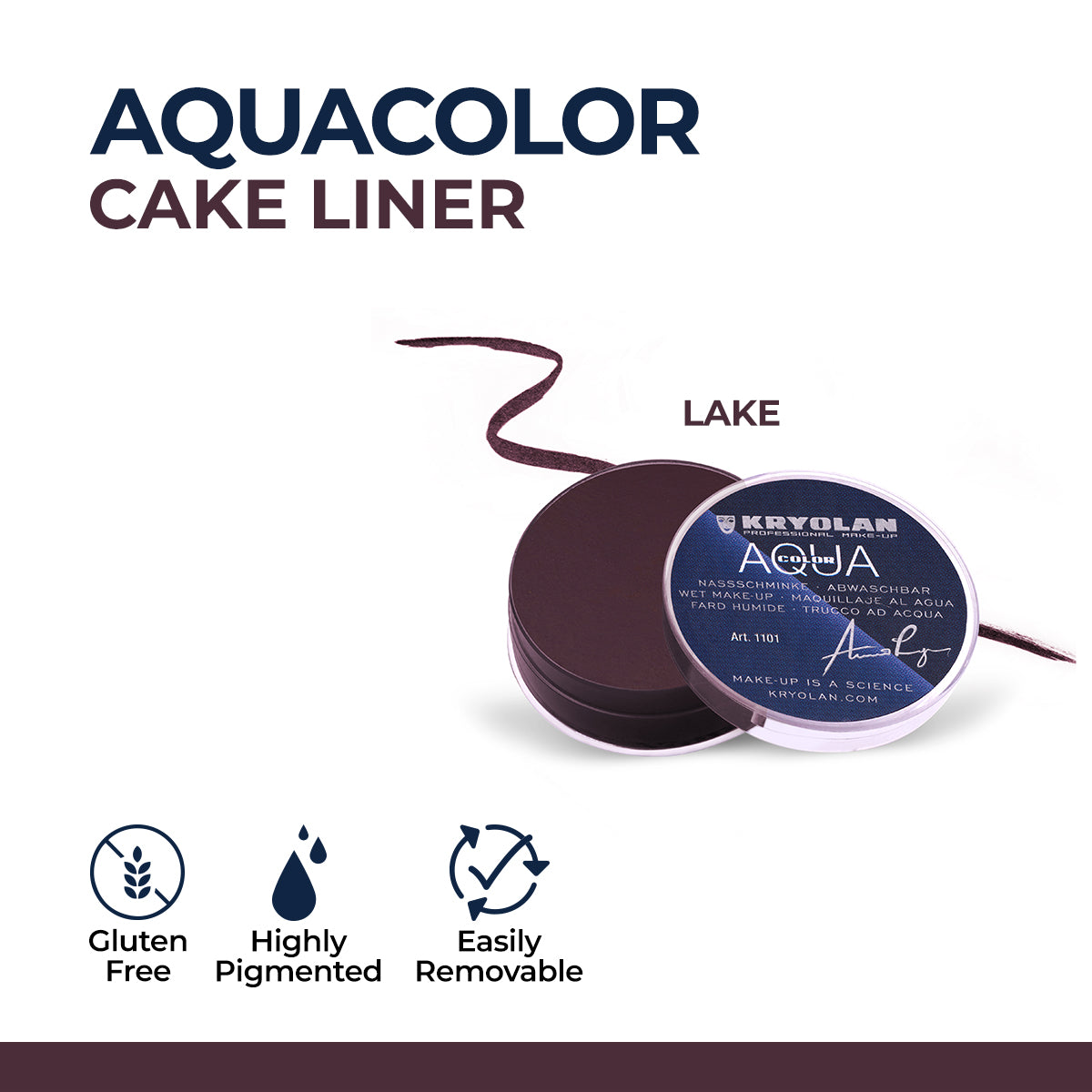 Kryolan - Aquacolor Cake Liner - Lake