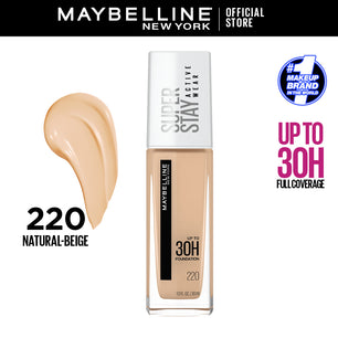 MAYBELLINE NEW YORK SUPERSTAY ACTIVE WEAR LIQUID FOUNDATION 30 ML  ( 220 )