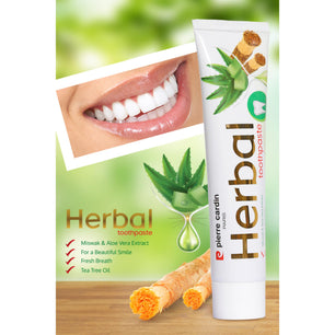 Herbal Toothpaste with Aloe Vera & Miswak & Tea Tree