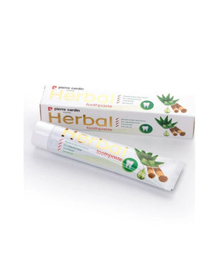 Herbal Toothpaste with Aloe Vera & Miswak & Tea Tree - Pierre Cardin Pakistan 