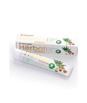 Herbal Toothpaste with Aloe Vera & Miswak & Tea Tree - Pierre Cardin Pakistan 