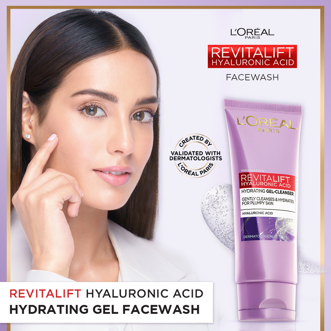 L’Oréal Paris Revitalift Hyaluronic Acid Hydrating Gel Facewash 100ml