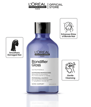 L'Oreal Professionnel Serie Expert Blondifier Shampoo 300 ML - For Highlighted & Bleached Hair
