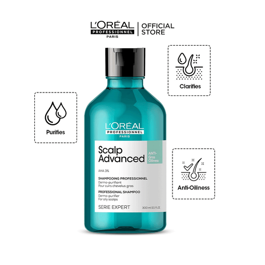 L'Oreal Professionnel Serie Expert Scalp Advance Shampoo 300 ML - For Oily Scalp