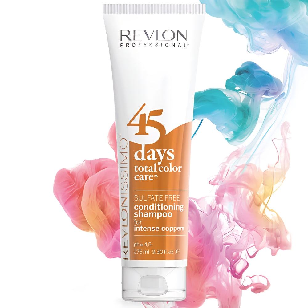 Revlonissimo™ 45 Days Total Color Care Conditioning Shampoo - Intense Coppers  275ml