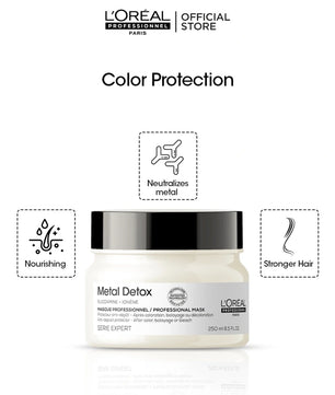 L'Oreal Professionnel Serie Expert Metal Detox Mask 250 ML - For Sensitized Hair