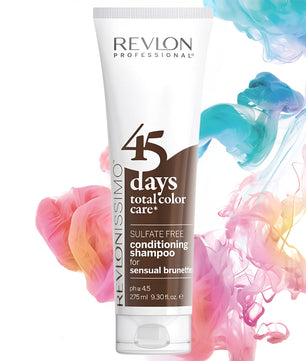 Revlonissimo 45 Days Total Color Care Conditioning Shampoo - Sensual Brunettes  275ml