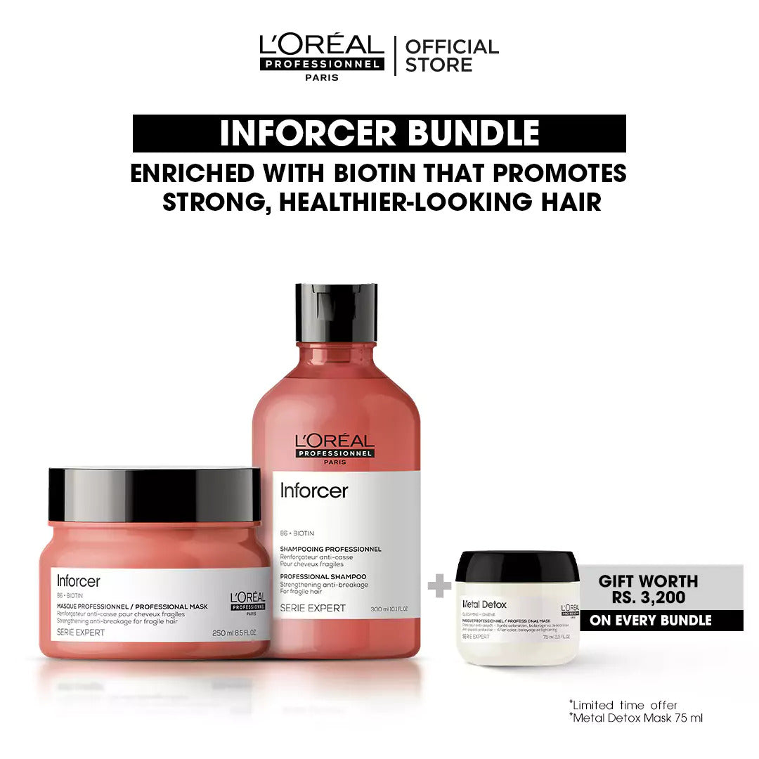 Inforcer Bundle Deal + Free Metal Detox Mask 75 ml