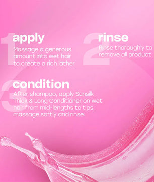 SUNSILK THICK AND LONG CONDITIONER 180ML