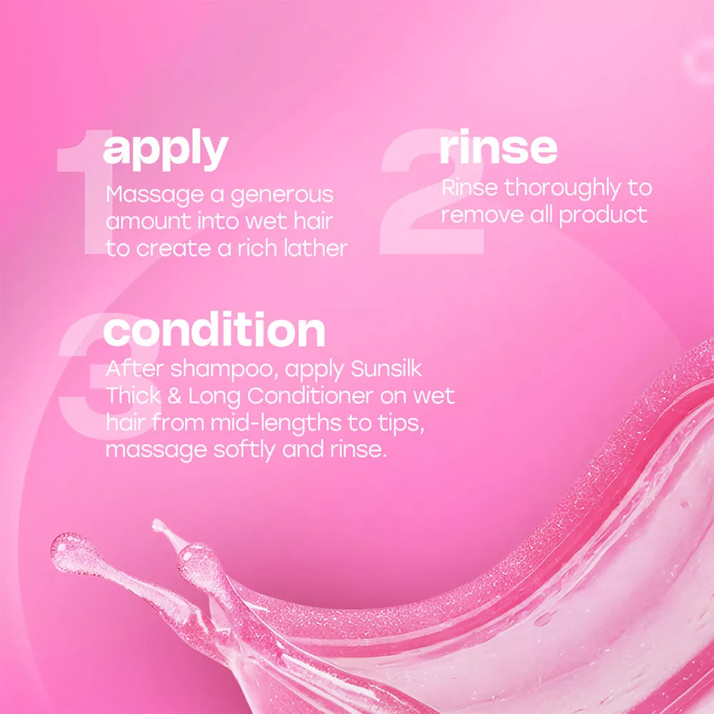 SUNSILK THICK AND LONG CONDITIONER 180ML