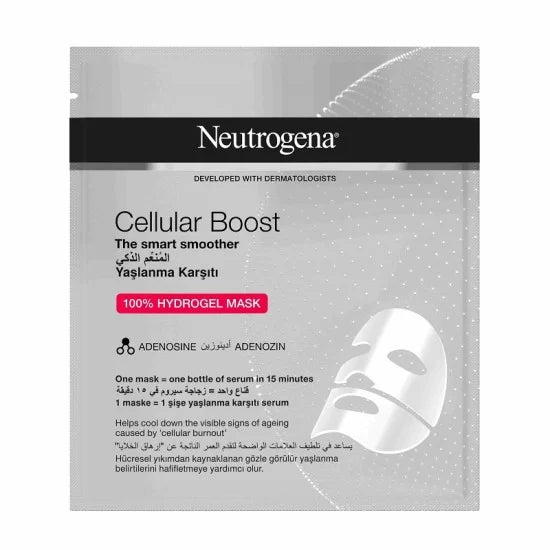 Neutrogena - Cellular Boost The Smart Smoother 100% Hydrogel Mask