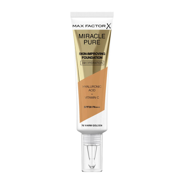 MF MP Skin Improving Foundation 24H Hydration 76 Warm Golden