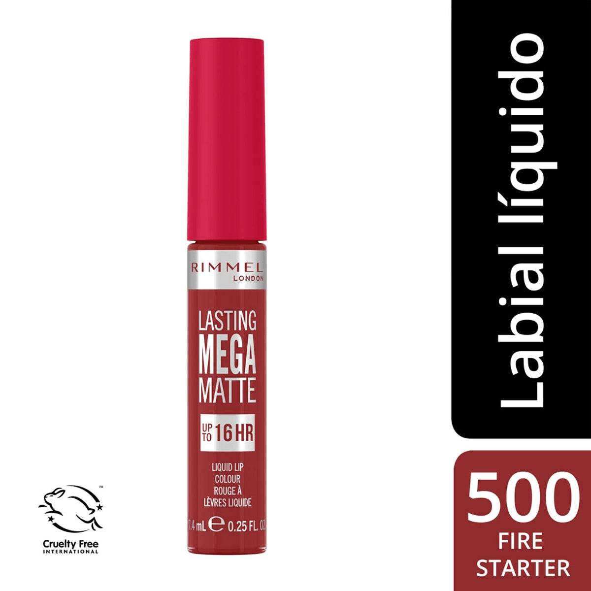 Rimmel Lasting Mega Matte Liquid Lip Color 500-Fire Starter