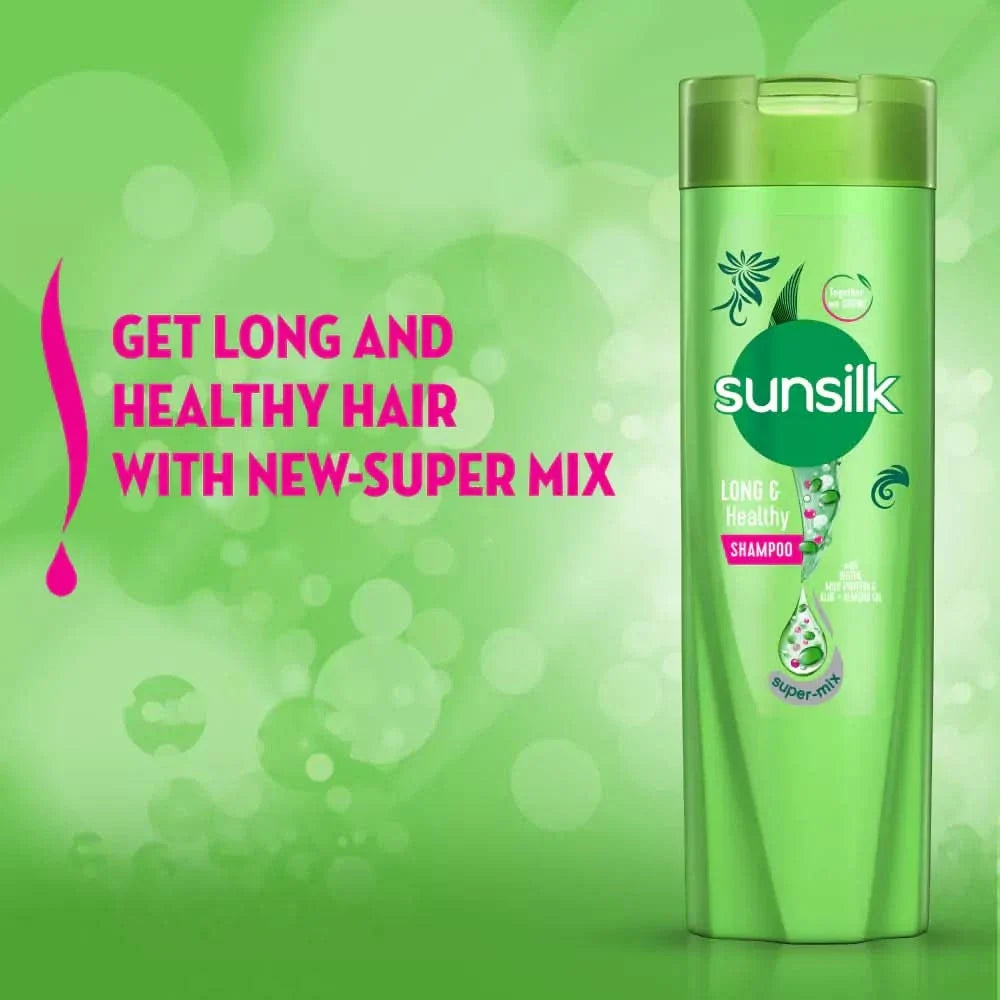SUNSILK LONG AND HEALTHY SHAMPOO 185ML
