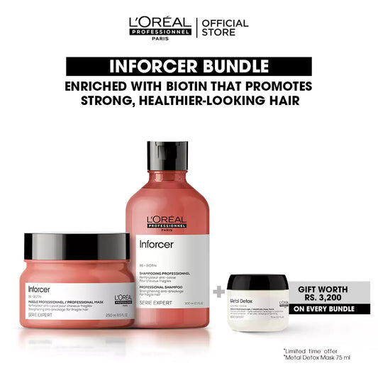 Inforcer Bundle Deal With Free Metal Detox Mask 75ml