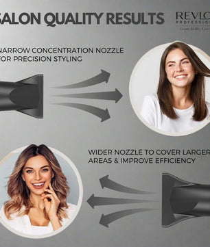 ™ Hair Dryer 2200W with 2 Styling Nozzles & Air Diffuser