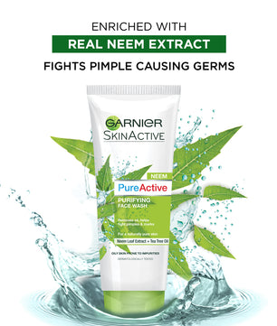 Garnier skin active neem purifing face wash 100ml
