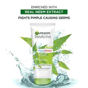 Garnier skin active neem purifing face wash 100ml