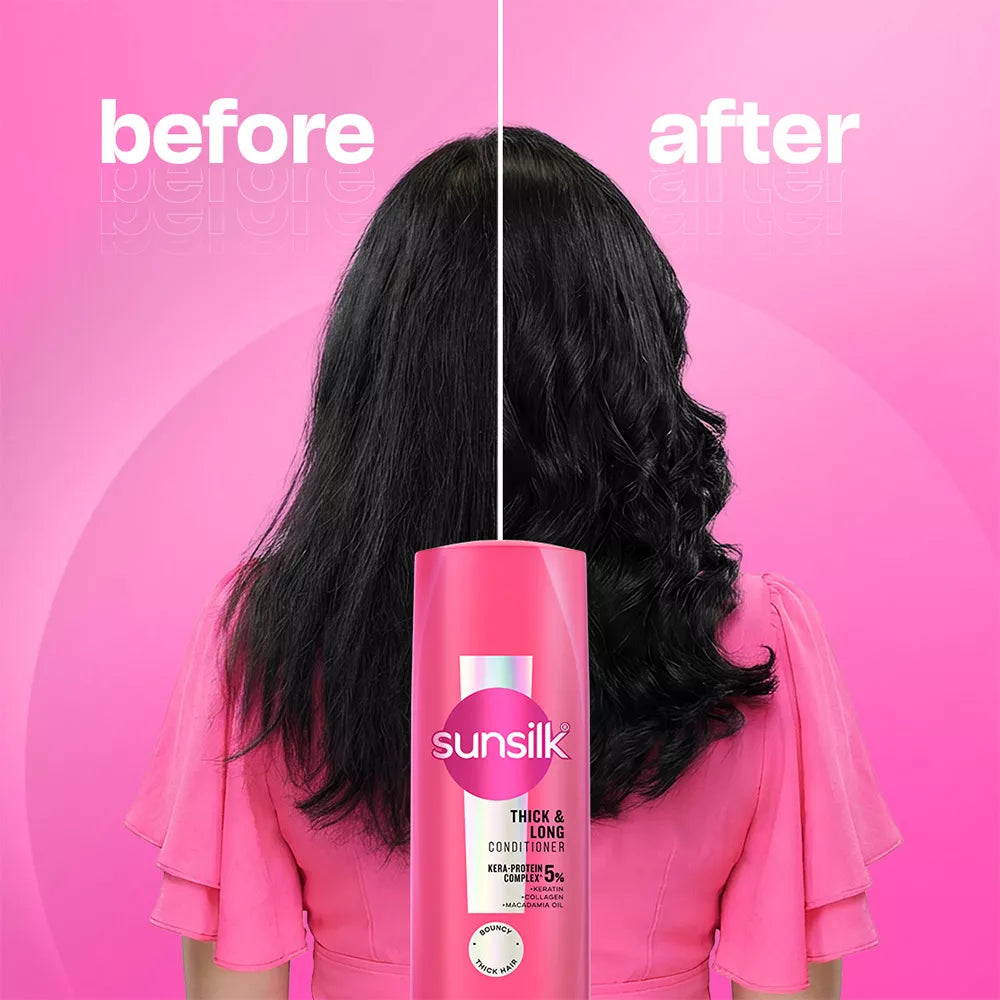 SUNSILK THICK AND LONG CONDITIONER 180ML