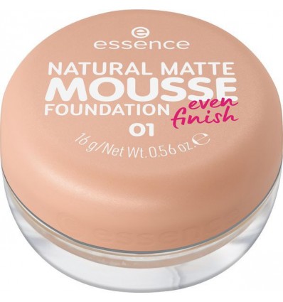 Essence Mousse makeup base Natural Matte Mousse 01