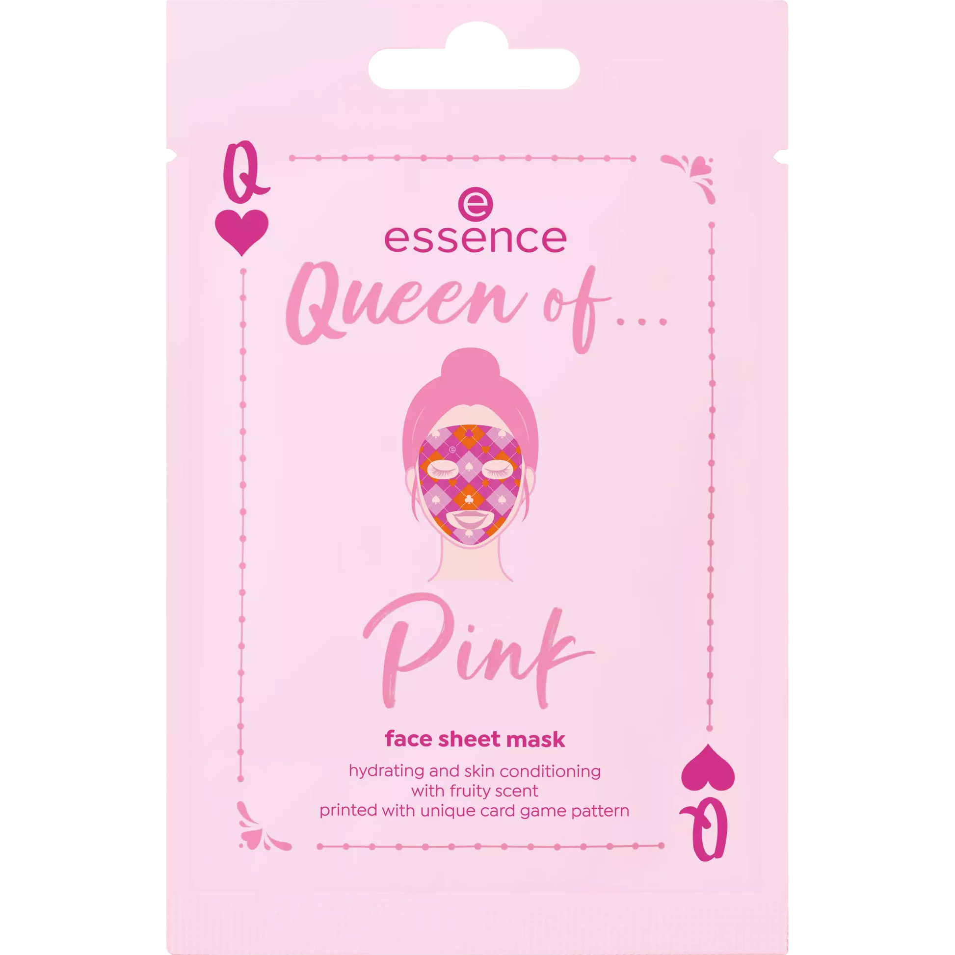 essence Queen of... Pink face sheet mask 01
