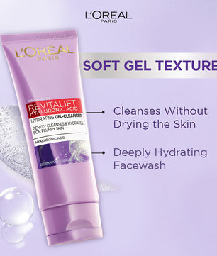 L'Oreal Paris Revitalift Hyaluronic Acid Hydrating Gel Facewash 100ml