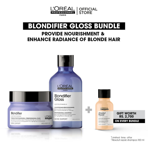 Blondifier Bundle + Free Absolute Repair Shampoo 100 ml