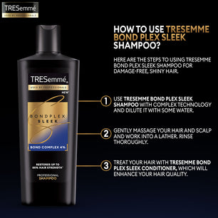 Tresemme Bond Plex Sleek Shampoo - 360 ML