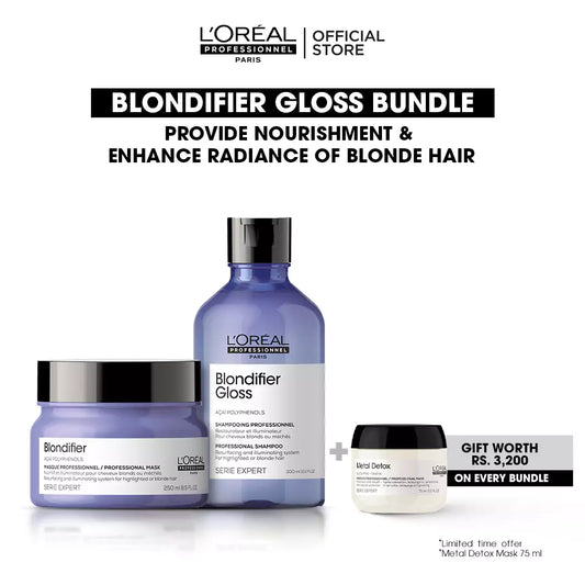 Blondifier Gloss Bundle Deal With Free Metal Detox Mask 75ml