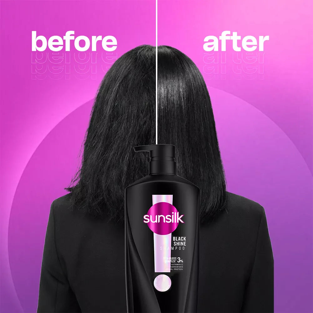 SUNSILK BLACK SHINE SHAMPOO 650ml