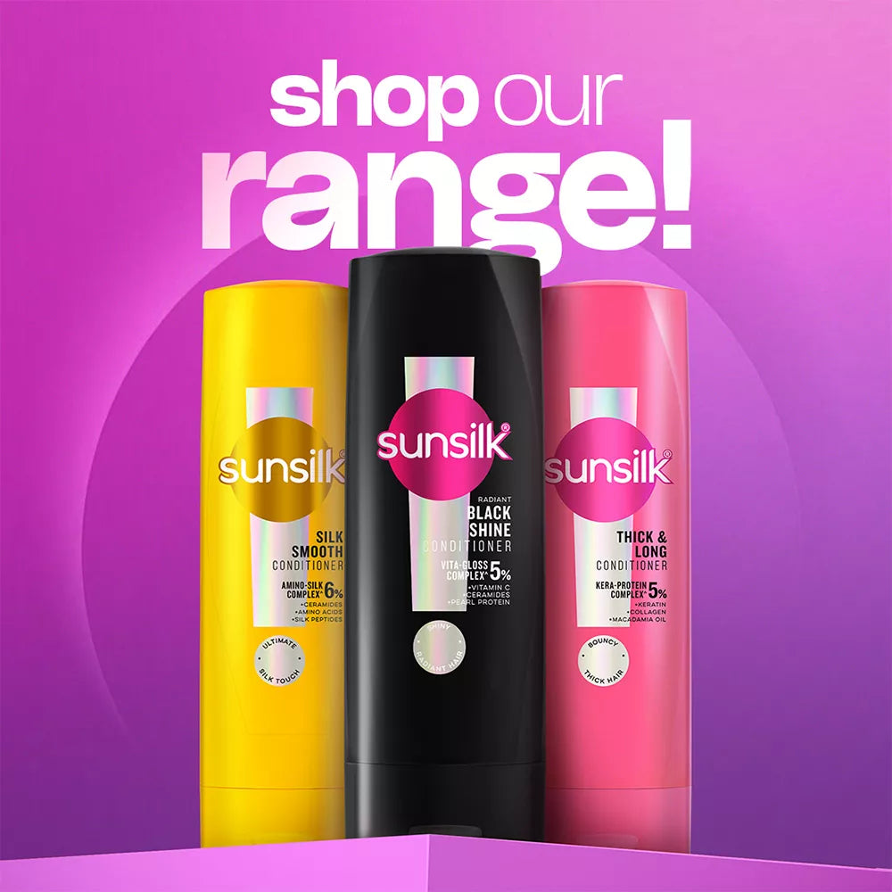 SUNSILK BLACK SHINE CONDITIONER 180ML