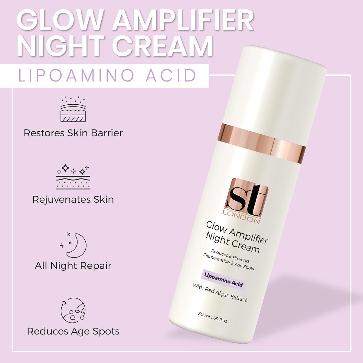 ST London - Glow Amplifier Night Cream - 50 ML