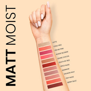 ST London - Matt Moist Long-Lasting Lipstick - Aussie Blower