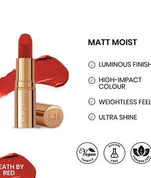 ST London - Matt Moist Long-Lasting Lipstick - Death by Red