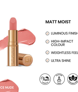 ST London - Matt Moist Long-Lasting Lipstick - Spice Nude