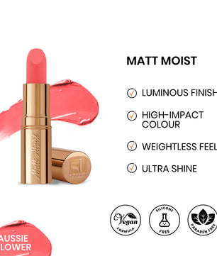ST London - Matt Moist Long-Lasting Lipstick - Aussie Blower