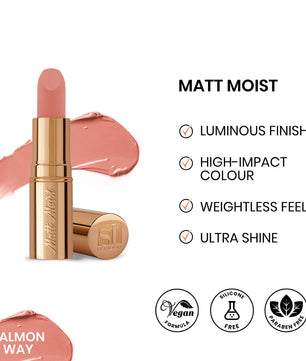 ST London - Matt Moist Long-Lasting Lipstick - Salmon Way