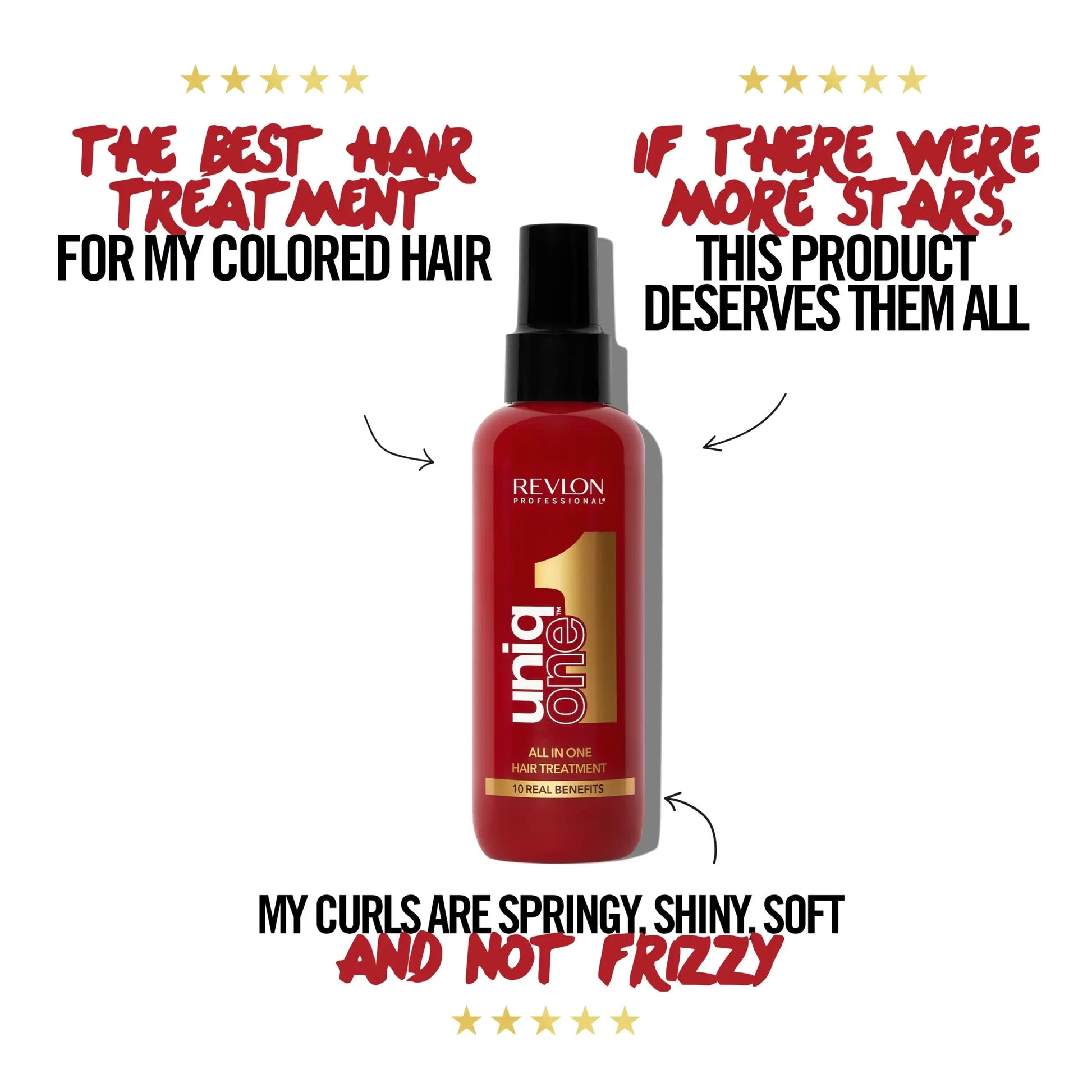 UniqONE™ Repair Hair Spray Leave-In Treatment - 150ml - "All-in-One" 10 Benefits Hair Serum - Classic Fragrance