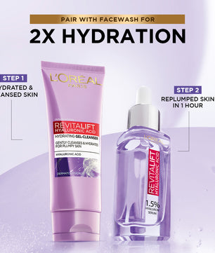 L'Oreal Paris Revitalift Hyaluronic Acid Hydrating Gel Facewash 100ml