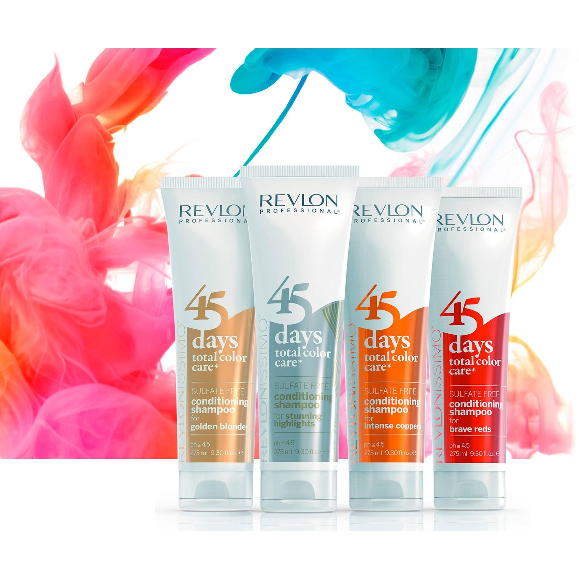 Revlonissimo™ 45 Days Total Color Care Conditioning Shampoo - Intense Coppers  275ml