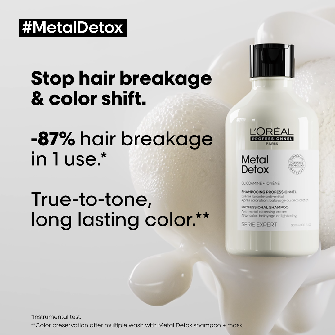 L'Oreal Professionnel Serie Expert Metal Detox Shampoo 300 ML – Sulphate-Free