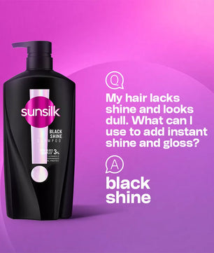 SUNSILK BLACK SHINE SHAMPOO 650ml