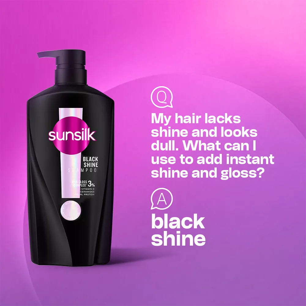 SUNSILK BLACK SHINE SHAMPOO 650ml