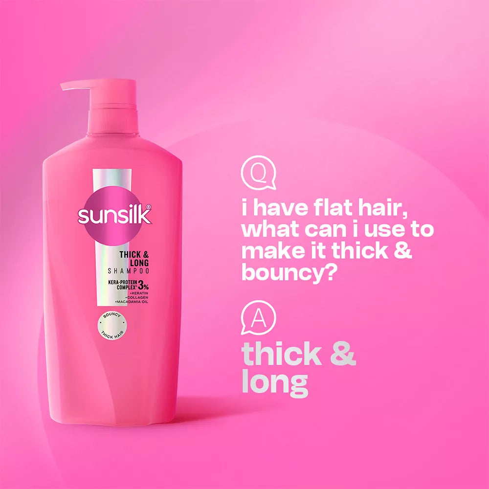 SUNSILK THICK AND LONG SHAMPOO 650 ml