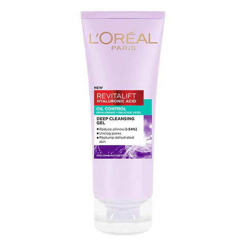 Loreal Revitalift Hyalouronic Acid+SALICYLIC ACID DEEP CLEANSING GEL FW