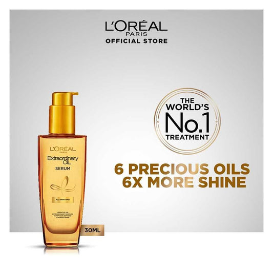 Loreal paris elvive extraordinary oil hair serum 30 ml - for all hair types.