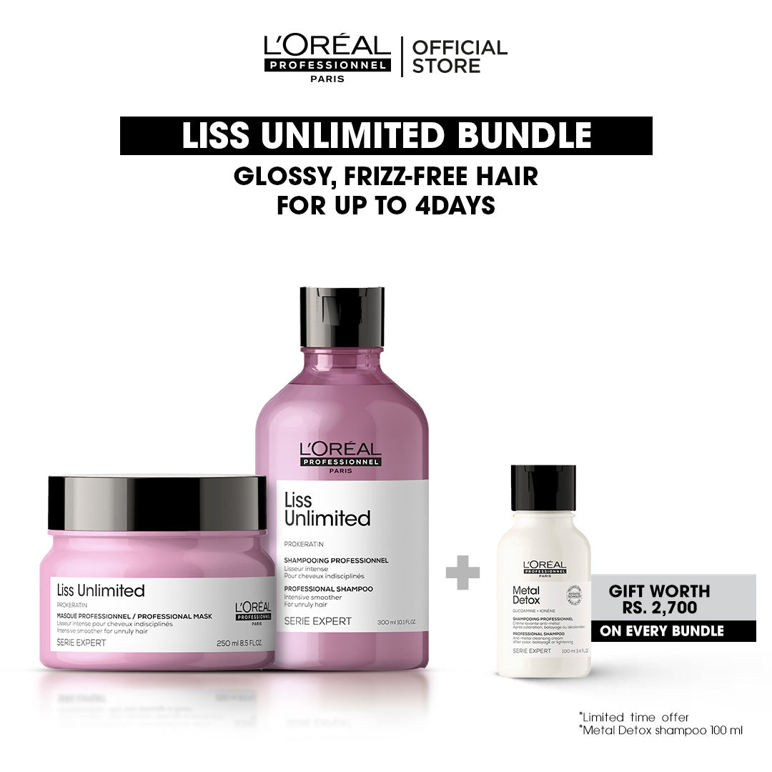 Liss Unlimited Bundle + Free Metal Detox Shampoo