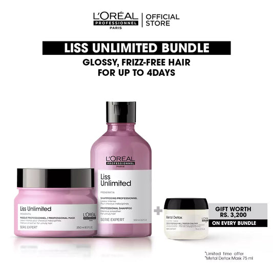 Liss Unlimited Bundle With Free Metal Detox Mask 75 ML