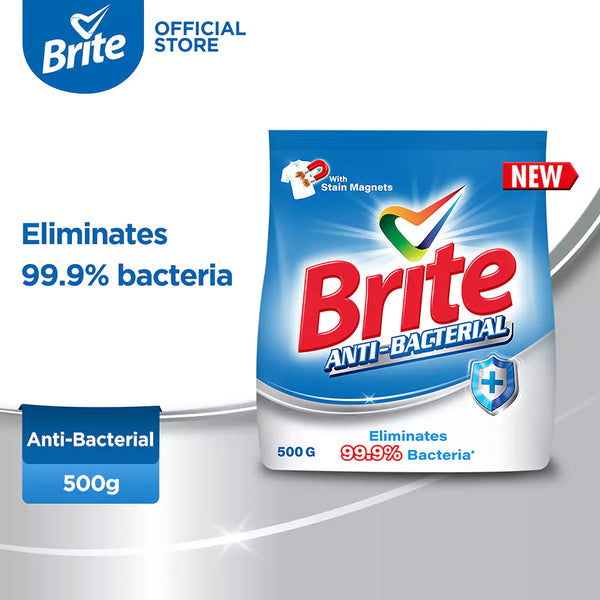 Brite Antibacterial 500g - Detergent Washing Powder