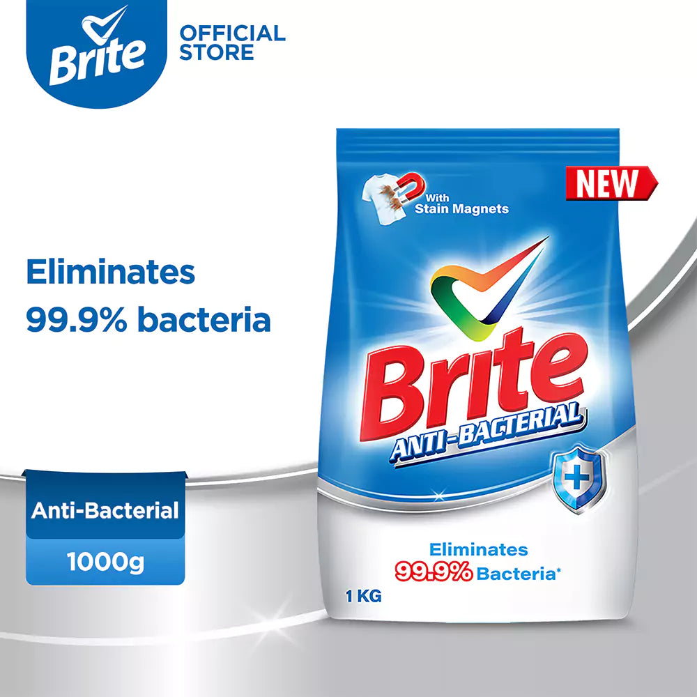 Brite Antibacterial 1 kg - Detergent Washing Powder